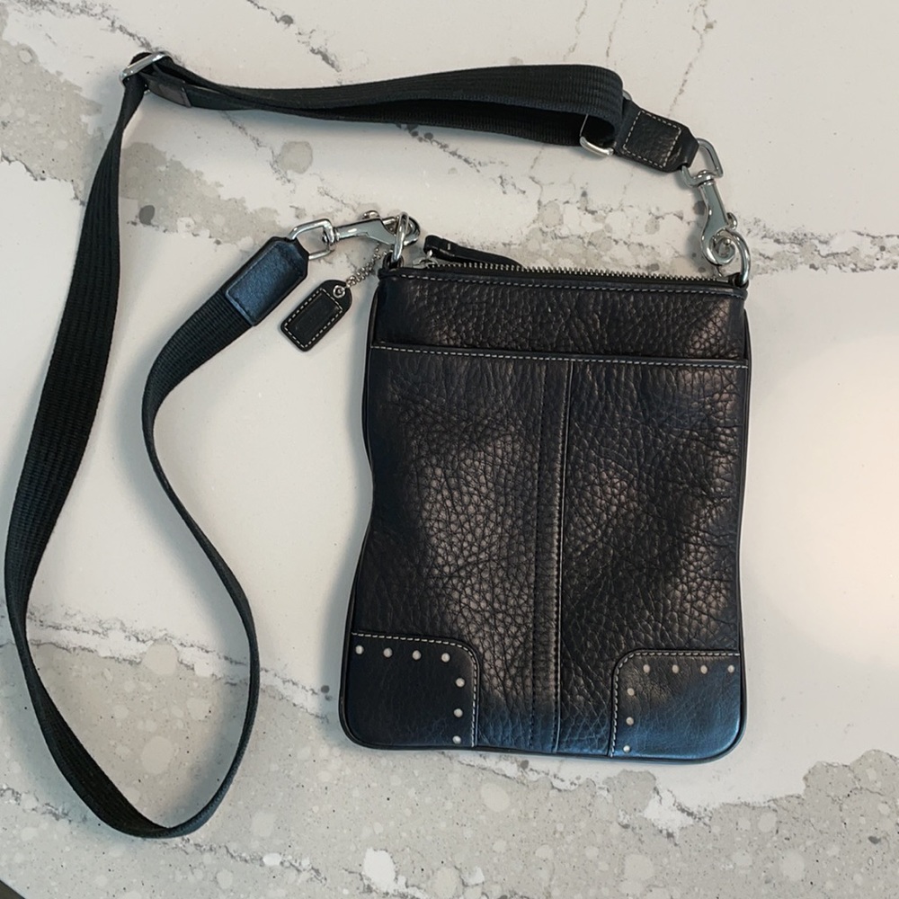 Black coach cross body